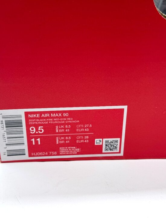 Nike Mens Air Max 90 Zest T90 Laser Shoes Yellow Sz 9.5 New Sneaker HJ0624-758 main image 9